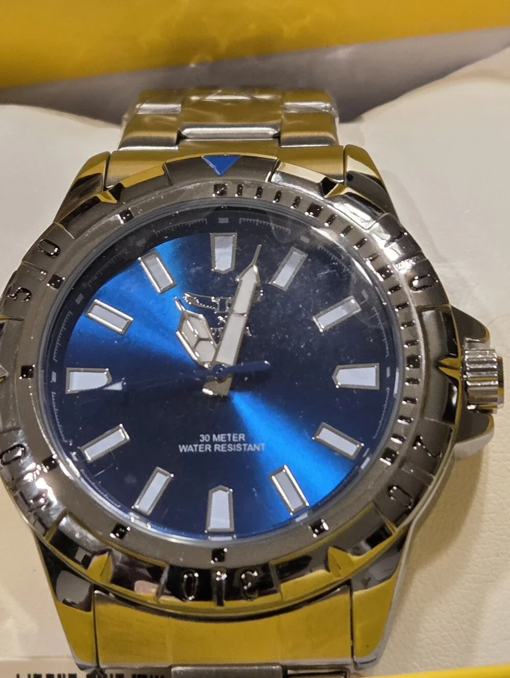 Invicta Specialty I Men's Quartz Watch 42mm Blue Dial Steel Bracelet ( NIB )